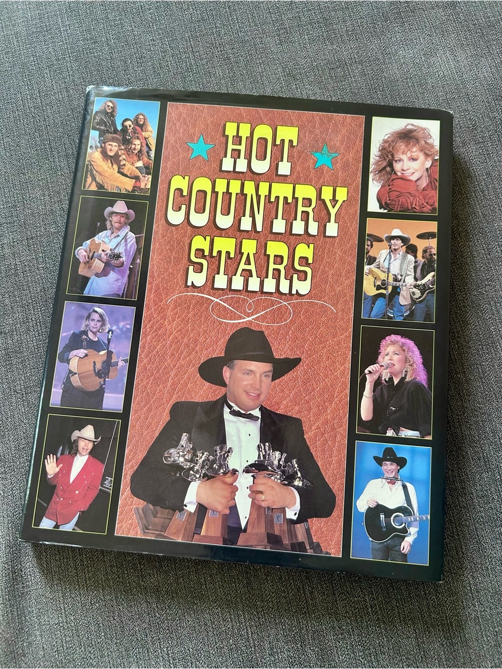 Hot Country Stars Hardcover, 1992 Vintage Coffee Table Book